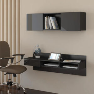 Mounted Floating Home Office Set, Multiple Finishes